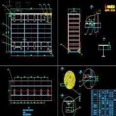 HXS-X-6玻纤袋式除尘器全套图纸 CAD图纸