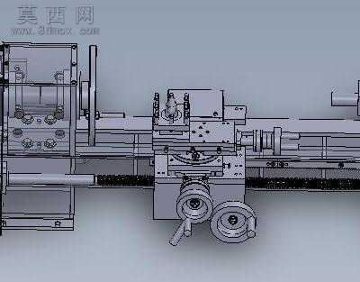 微型车床 3D模型