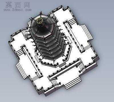 雷峰塔 3D模型