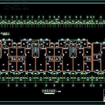 ĳ���סլB1-F6�����ṹˮů��ȫ��ʩ��ͼ-5600ƽ48��CADͼ CADͼֽ
