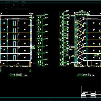 ĳ���סլB1-F6�����ṹˮů��ȫ��ʩ��ͼ-5600ƽ48��CADͼ CADͼֽ