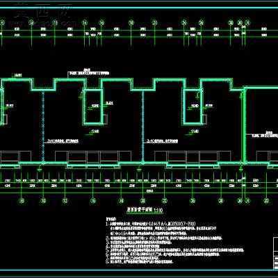 ĳ���סլB1-F6�����ṹˮů��ȫ��ʩ��ͼ-5600ƽ48��CADͼ CADͼֽ