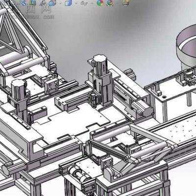 LED插板机 3D模型