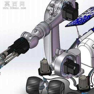 “月球流浪者”号六轮月球探测车 3D模型
