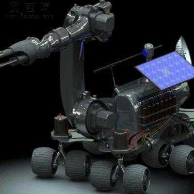 “月球流浪者”号六轮月球探测车 3D模型
