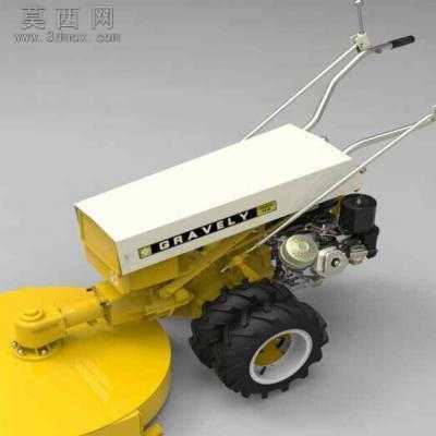 手扶拖拉机割草机搭载本田GX390发动机 3D模型