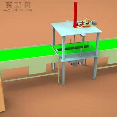 洗衣机内桶跳动检测机 3D模型