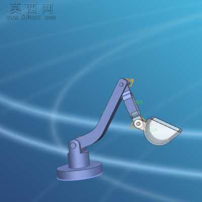 挖掘机手臂及仿真 3D模型