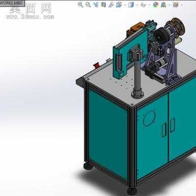电子行业贴膜机、贴标机 3D模型