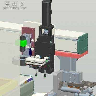 自动贴标机带CCD相机检测 3D模型
