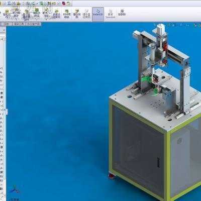 马达定子点胶设备非标点胶机全套3D模型+工程图 3D模型