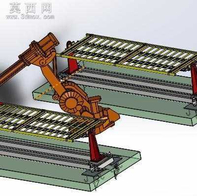 ABB激光焊接机器人工作站 3D模型