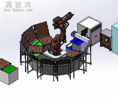 电气插头连接件激光打码非标设计 3D模型