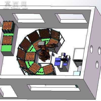 电气插头连接件激光打码非标设计 3D模型
