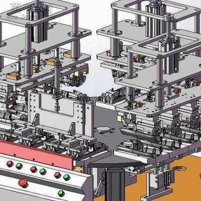 电子产品成品自动测试机设备 3D模型