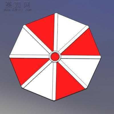 生化危机--阳伞公司标志 3D模型