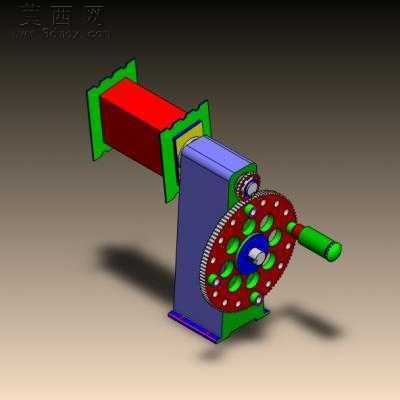 变压器线圈摇线机 3D模型