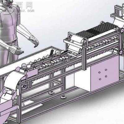 碳素笔分拣机 3D模型