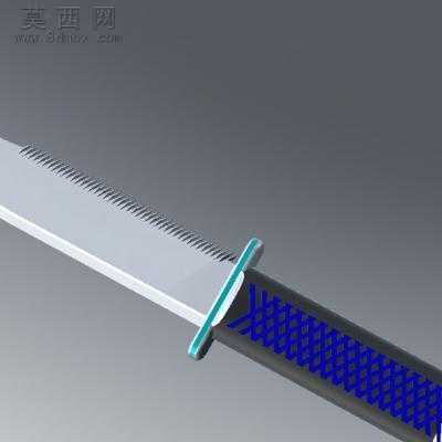军刀 3D模型