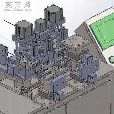 手工链扣链机 3D模型