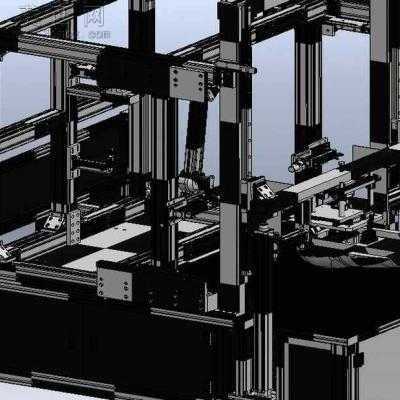 汽车座椅性能测试设备 3D模型