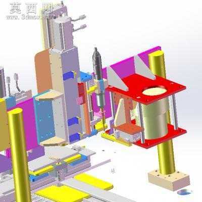 自动锁螺丝机 3D模型