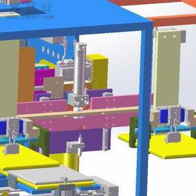 自动锁螺丝机 3D模型