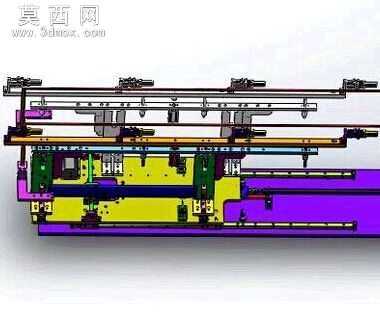 3米长距离搬移机构搬运机械手倍数结构同步搬运机 3D模型