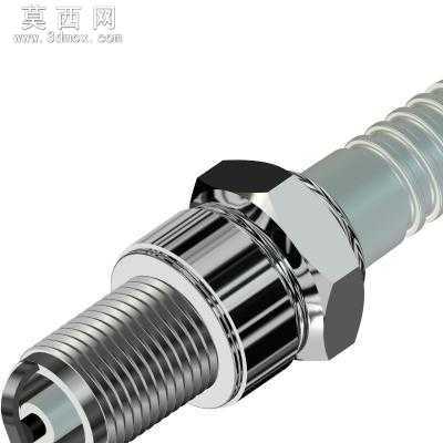 170F汽油机火花塞 3D模型