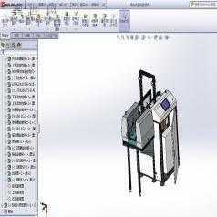 组合式自动送板机 3D模型