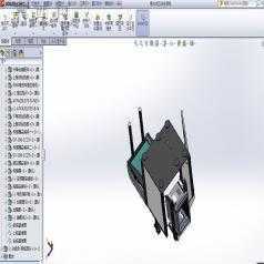 组合式自动送板机 3D模型