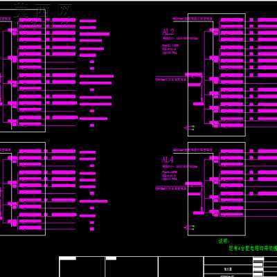 某公园景观照明改建全套施工图 CAD图纸