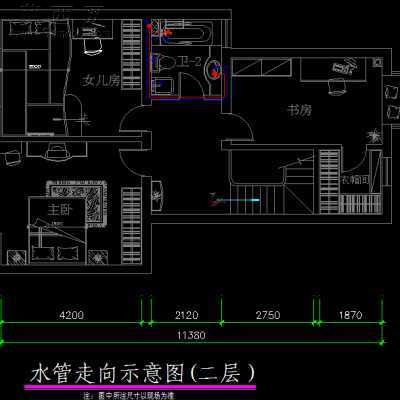 某公寓室内照明整体方案 CAD图纸