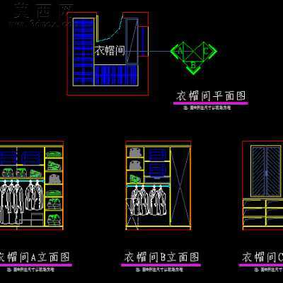 某公寓室内照明整体方案 CAD图纸