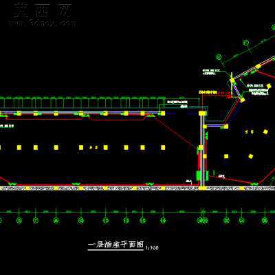 六层住宅办公楼照明设计图 CAD图纸