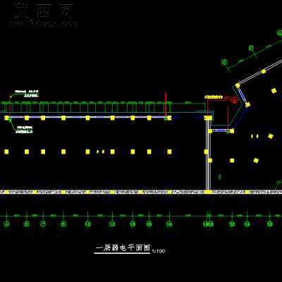 六层住宅办公楼照明设计图 CAD图纸