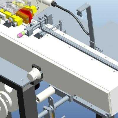 半自动包装编带机器设备 3D模型