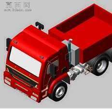 拖挂车 3D模型