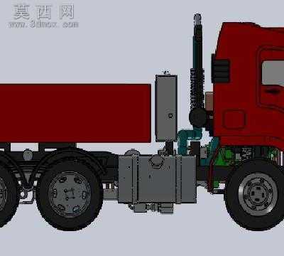 拖挂车 3D模型