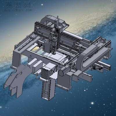 三轴插件设备 3D模型