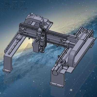 三轴插件设备 3D模型