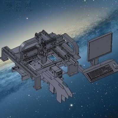 三轴插件设备 3D模型