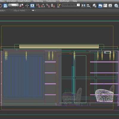小影院VIP厅CAD图及3D模型 3D模型,MAX