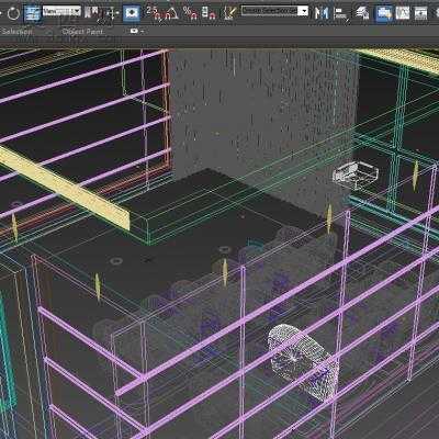 小影院VIP厅CAD图及3D模型 3D模型,MAX