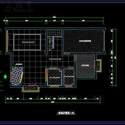 三层别墅室内装饰设计方案-300平66张CAD图+3D模型1个 3D模型,MAX