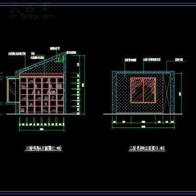 三层别墅室内装饰设计方案-300平66张CAD图+3D模型1个 3D模型,MAX