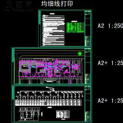 景观绿化照明平面图 CAD图纸