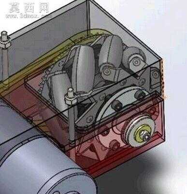 机器人万向运动装置 3D模型