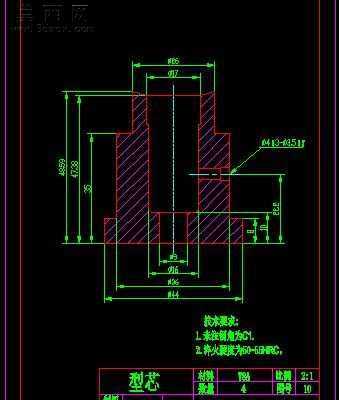 注塑模具毕业设计:洗面奶瓶盖注射模设计含全套CAD图纸 CAD图纸