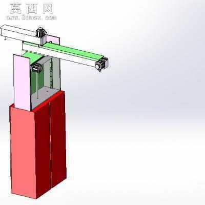 四轴机械手 3D模型